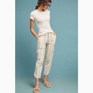 Cropped linen pants